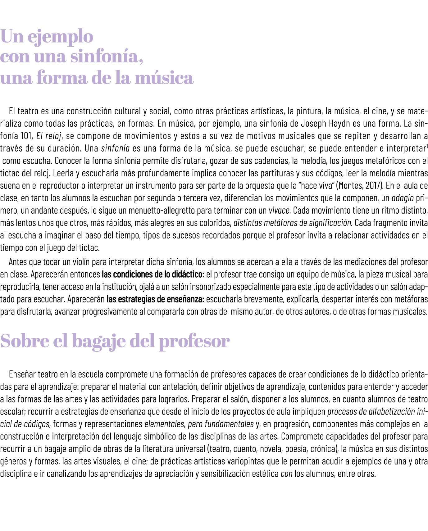 Un ejemplo con una sinfon a, una forma de la m sica El teatro es una construcci n cultural y social, como otras pr c...