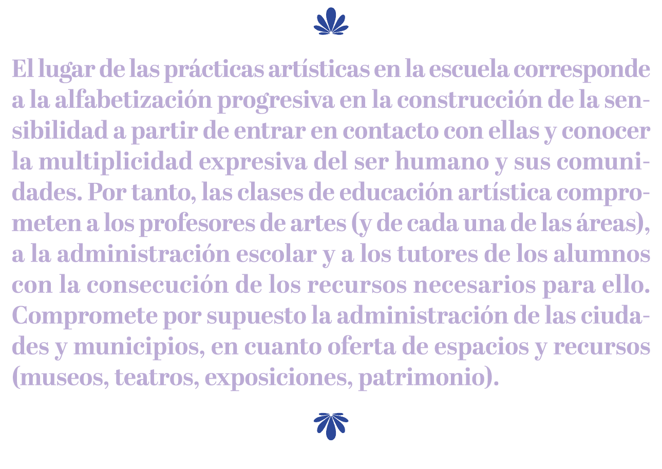 ￼ El lugar de las pr cticas art sticas en la escuela corresponde a la alfabetizaci n progresiva en la construcci n de...