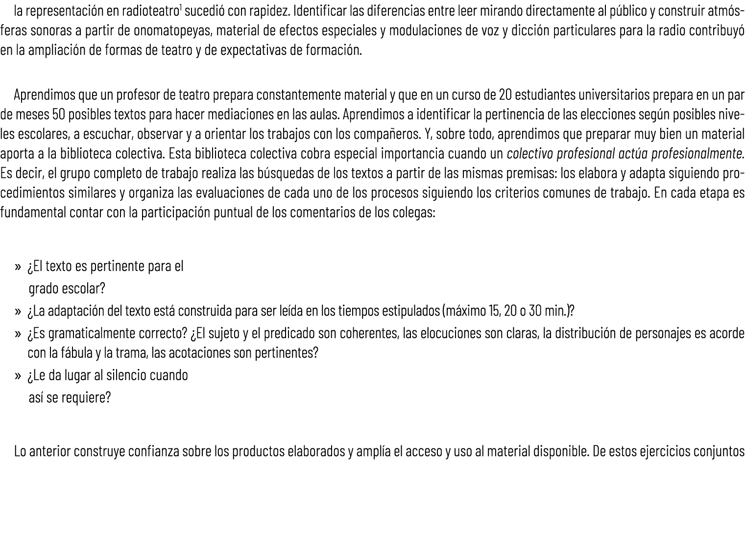 la representaci n en radioteatro sucedi con rapidez. Identificar las diferencias entre leer mirando directamente al ...