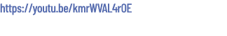 https://youtu.be/kmrWVAL4rOE