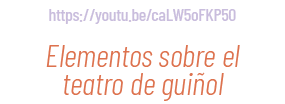 https://youtu.be/caLW5oFKP50 Elementos sobre el teatro de gui ol