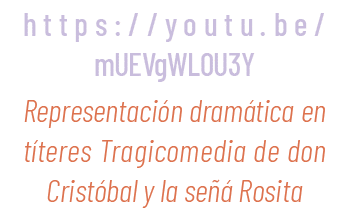 https://youtu.be/mUEVgWL0U3Y Representaci n dram tica en t teres Tragicomedia de don Crist bal y la se  Rosita