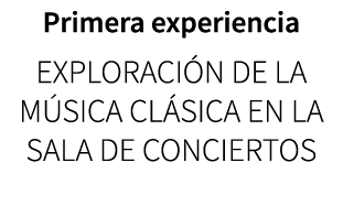 Primera experiencia exploraci n de la m sica cl sica en la sala de conciertos