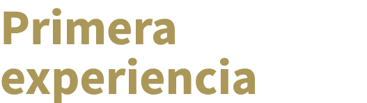 Primera experiencia