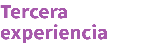 Tercera experiencia